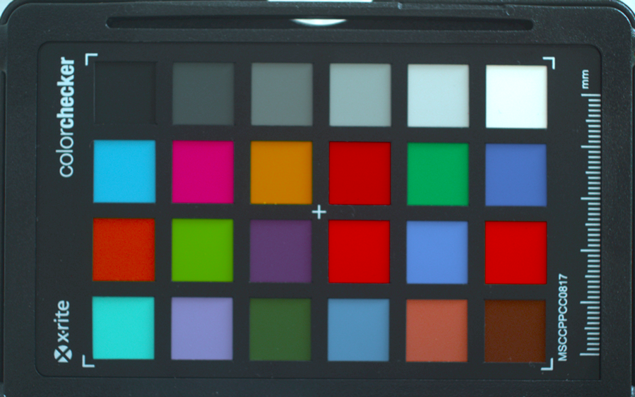 Fig. 115: Color checker with "Custom0" color correction
