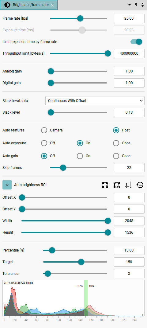 Fig. 236: Brightness/frame rate