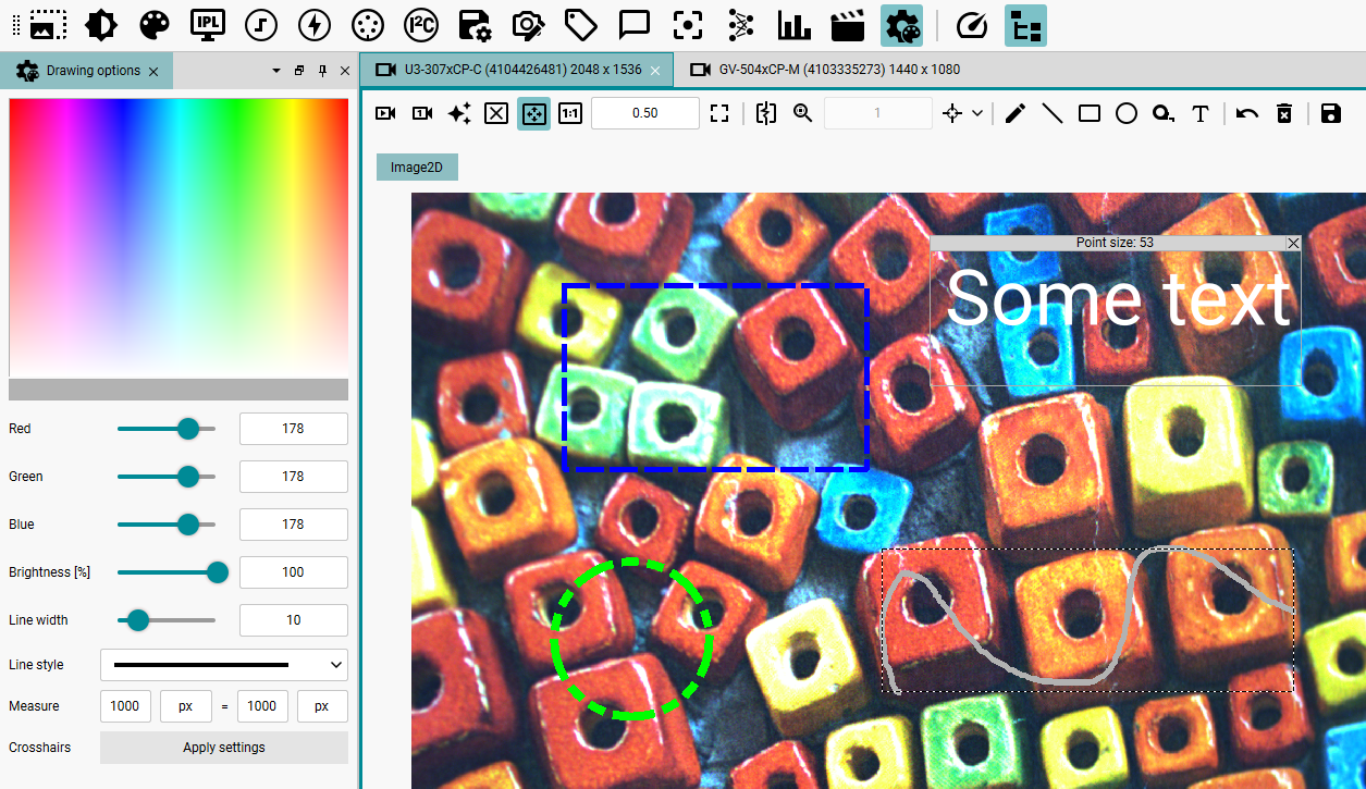 Fig. 260: Editing overlays