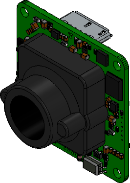Fig. 415: USB 3 uEye LE with lens holder