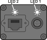 Fig. 675: GigE uEye SE Rev. 4 - Status LEDs