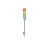 SCHNEIDER_Monolithic Tower Lights,Harmony XVG,60mm,Red Orange Green Blue,Steady Light,Buzzer,Aluminium Tube Mounting,L bracket,IP23,24V AC-DC