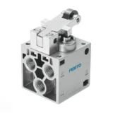 Festo R-5-1/4-B 5/2-Way Roller Lever Pneumatic Valve