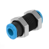 Festo QSMS-4 Mini Pneumatic Bulkhead Fitting 4mm
