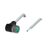 Pepperl+Fuchs V15-W-2M-PVC M12 Angled Female Cordset, 5-Pin
