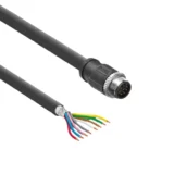 IDS M12 Straight 8-Pin I/O & Power Supply Cable