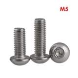 304 Button Head Hex Cap Screws - M5
