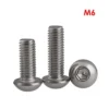304 Button Head Hex Cap ScrewsM6A