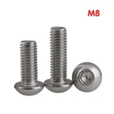 304 Button Head Hex Cap Screws - M8