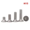 304 Hex Socket Flat Head Cap ScrewsM10A