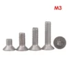 304 Hex Socket Flat Head Cap ScrewsM3A