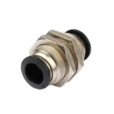 Bulkhead Straight Joint PU Pipe Joint 4-Point Joint Pneumatic Air Pipe Quick Joint