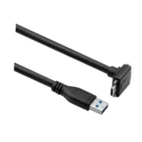 IDS USB 3 Standard Cable, Vertical Angled, Screwable, 3 m