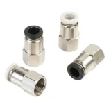 Internal Thread Straight Through Pneumatic PU Trachea Quick Connector