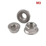 304 Flanged Nuts M3