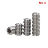 Set Screw with Flat End M10