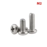 316 Cross Recessed Pan Head Screws M2 - 50pcs
