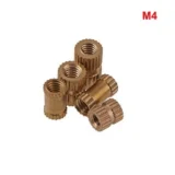 Injection Molding Brass Knurled Nuts M4