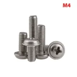 Round Head Screw with Pad M4