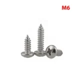 Round Head Tapping Screw Cross Pan Head M6