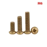 Copper Pan Head Screws M6