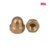 Copper Cap Nuts M6