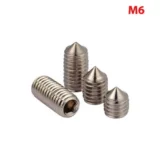 316 Hex Socket Set Screws/Cone Point M6