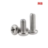 316 Cross Recessed Pan Head Screws M8
