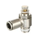 SL Series Air Pipe Pneumatic Joint Throttle Speed Regulating Valve All Copper Nickel-Plated Quick-Plug Joint