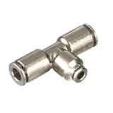 Trachea Quick Plug Connector 304 Stainless Steel Brass Union Tee